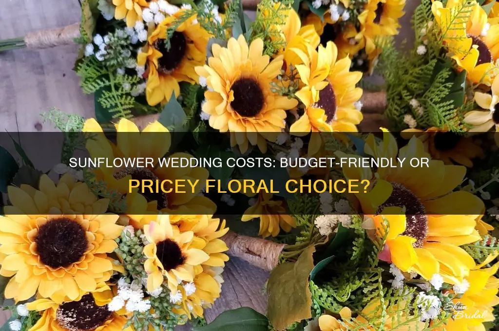 how expensive are sunflowers for a wedding