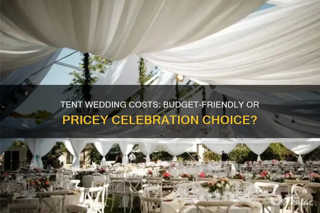 how expensive are tent weddings