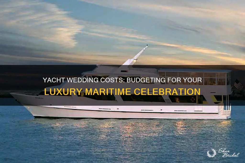 how expensive are yacht weddings