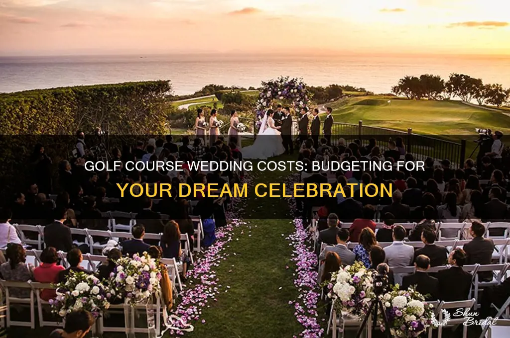 how expensive is a golf course wedding