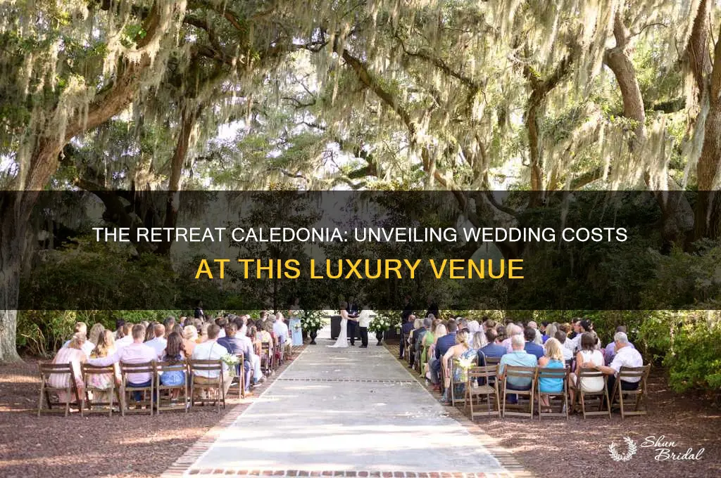 how expensive is a wedding at the retreat in caledonia