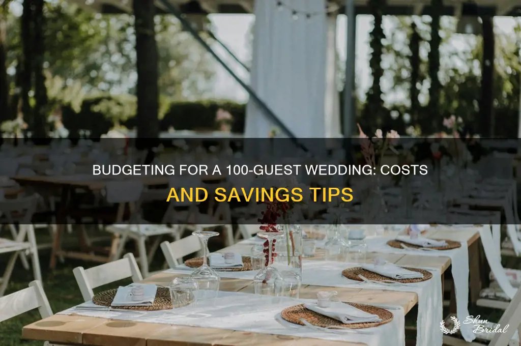 how expensive is a wedding for 100 people