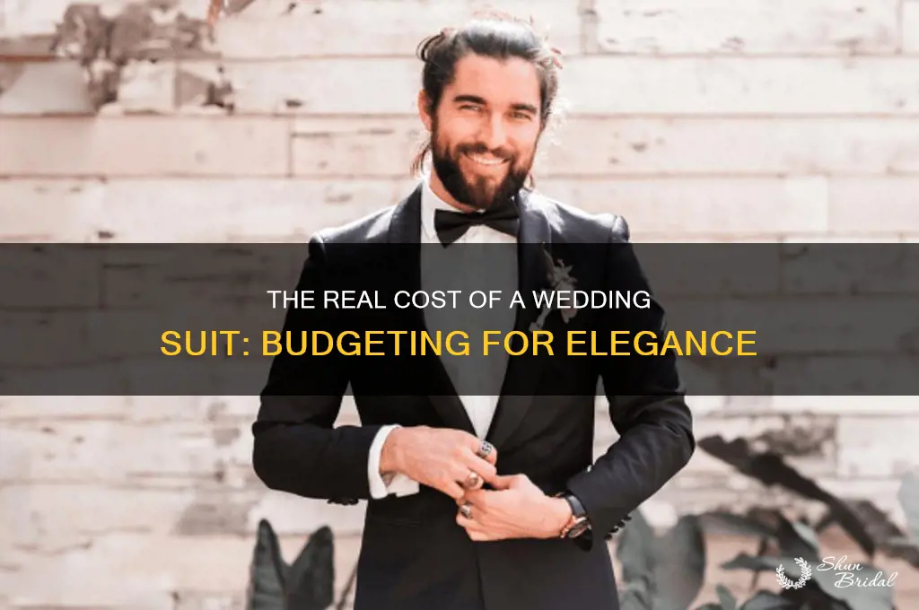 how expensive is a wedding suit
