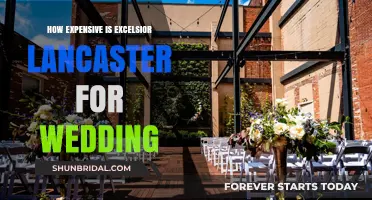 Excelsior Lancaster Wedding Costs: A Breakdown of Expenses and Budgeting Tips