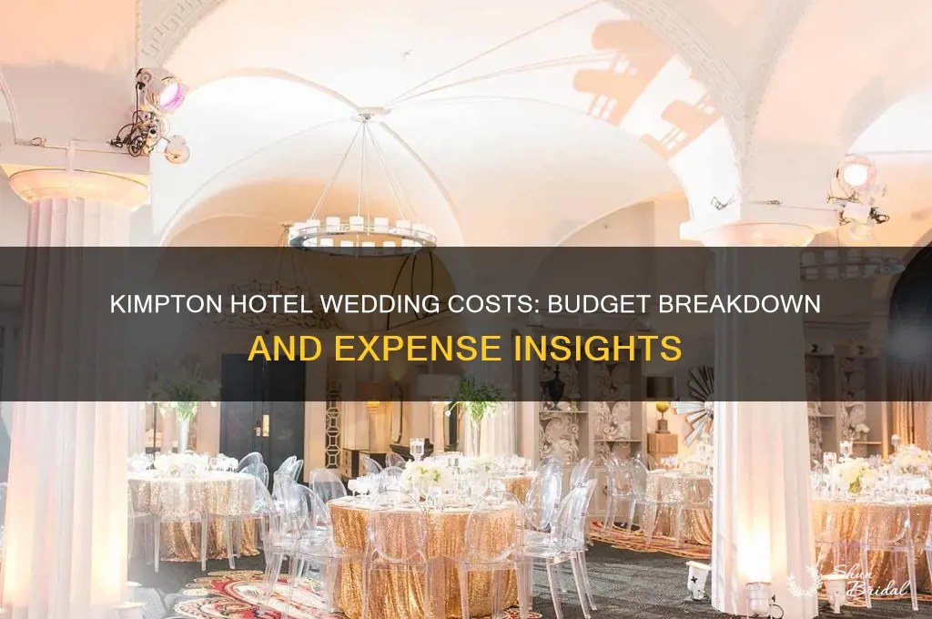 how expensive is kimpton hotel wedding