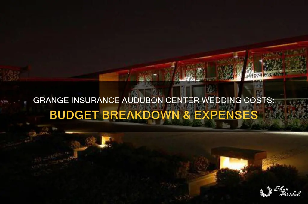 how expensive is the grange insurance audubon center wedding