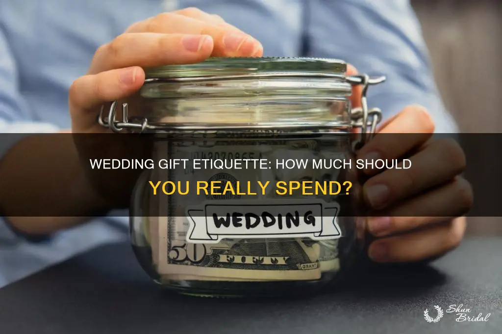how expensive should a wedding gift be