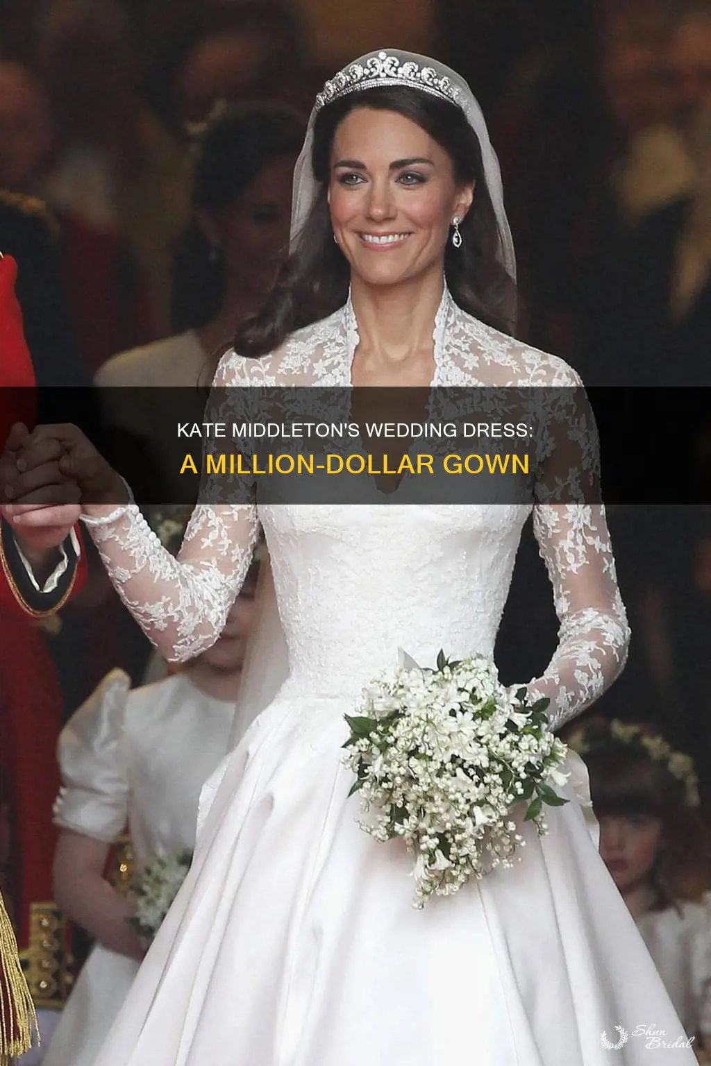 how expensive was kate middleton wedding dress