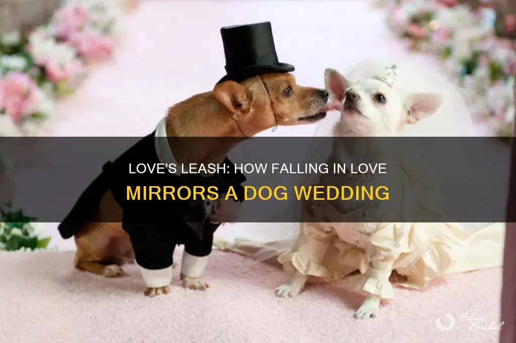 how falling in love is like owning a dog wedding