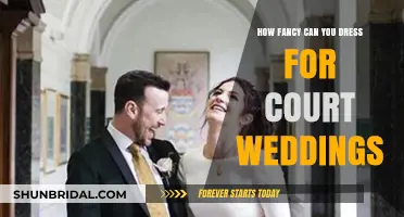 Dressing Up for a Court Wedding: How Fancy is Too Fancy?
