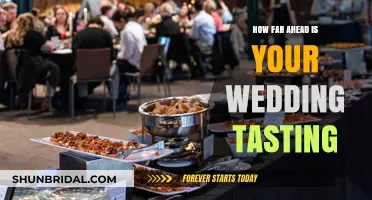 Plan Your Perfect Wedding Tasting: Timing Tips for Success