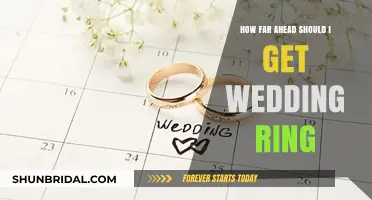 The Perfect Time to Get Your Wedding Rings