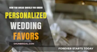 Perfect Timing for Personalized Wedding Favors: A Planning Guide