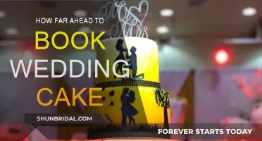 Booking Your Wedding Cake: How Far in Advance?