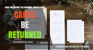 RSVP Etiquette: Ideal Timeline for Returning Wedding Response Cards