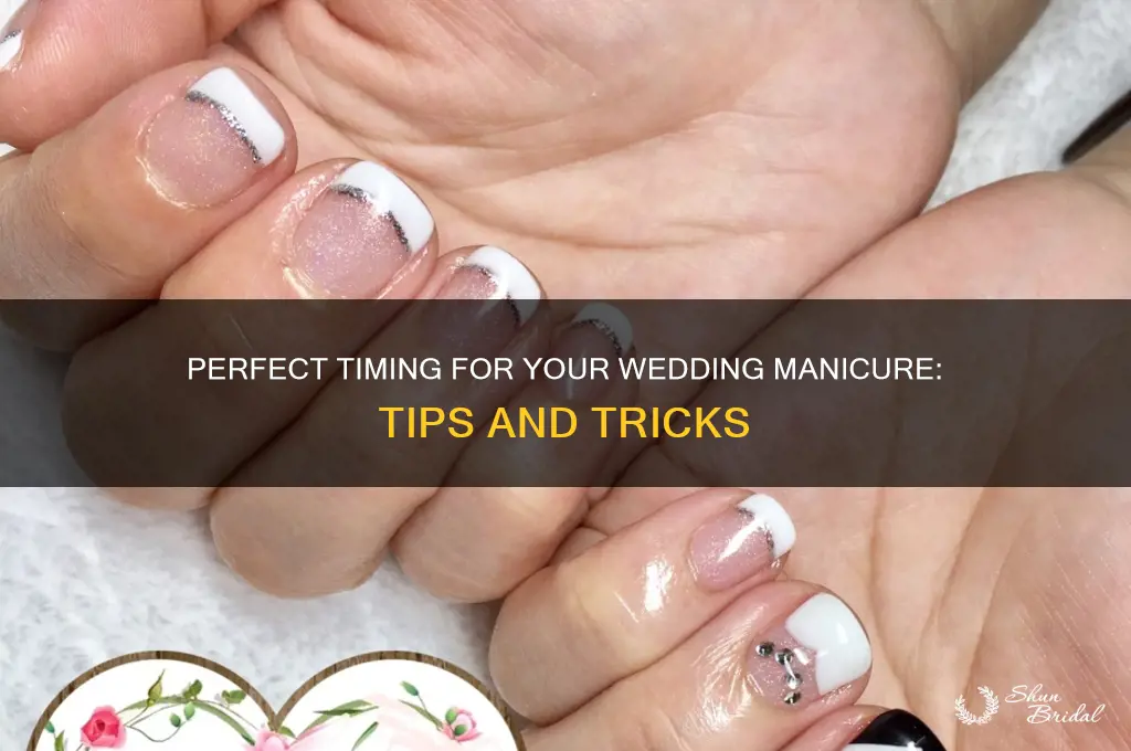 how far before wedding manicure