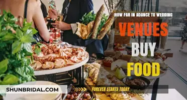 Planning Your Wedding: Timing Food Orders for Your Venue