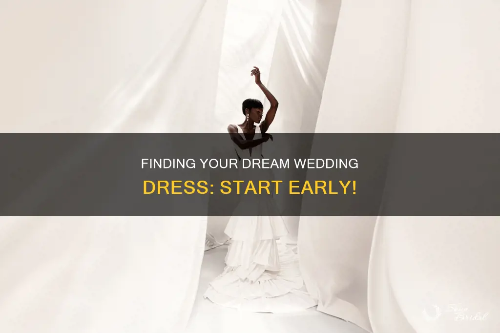 how far in advance should you try on wedding dresses