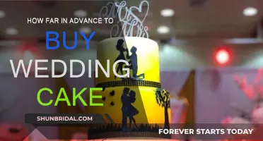 When to Order Your Wedding Cake