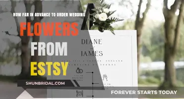 Wedding Flowers: When to Order from Etsy?