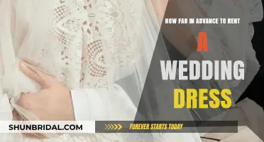 Renting a Wedding Dress: How Early is Too Early?
