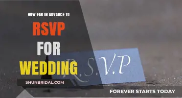 RSVP Etiquette: How Far Ahead for Wedding Guests?