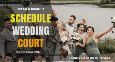 Perfect Timing: Scheduling Your Wedding Court in Advance