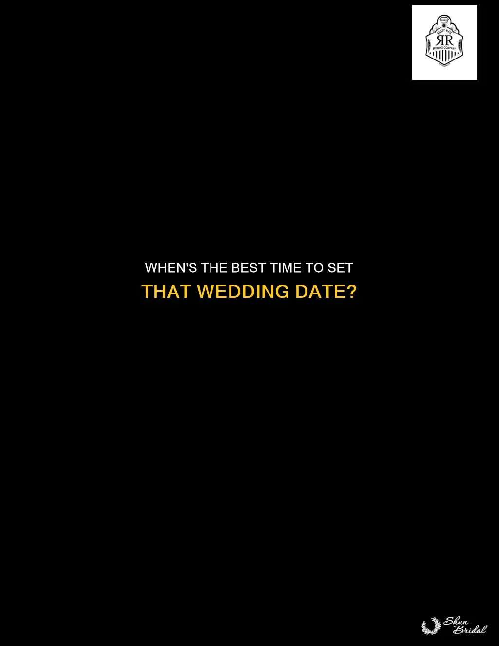 how far in advance to set wedding date