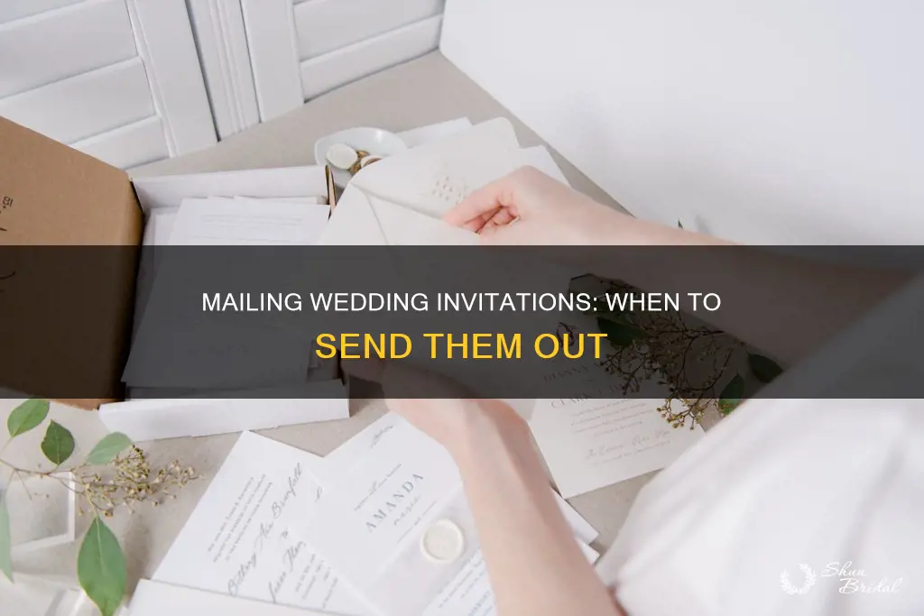 how far inadvance do you mail wedding invitations