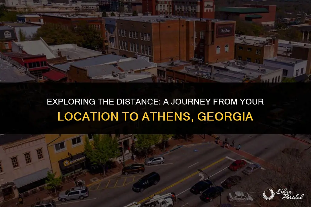 how far is athens georgia from me