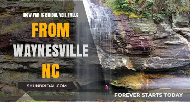Bridal Veil Falls: A Scenic Drive from Waynesville, NC