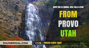 Bridal Veil Falls Utah: Distance and Travel Tips from Provo