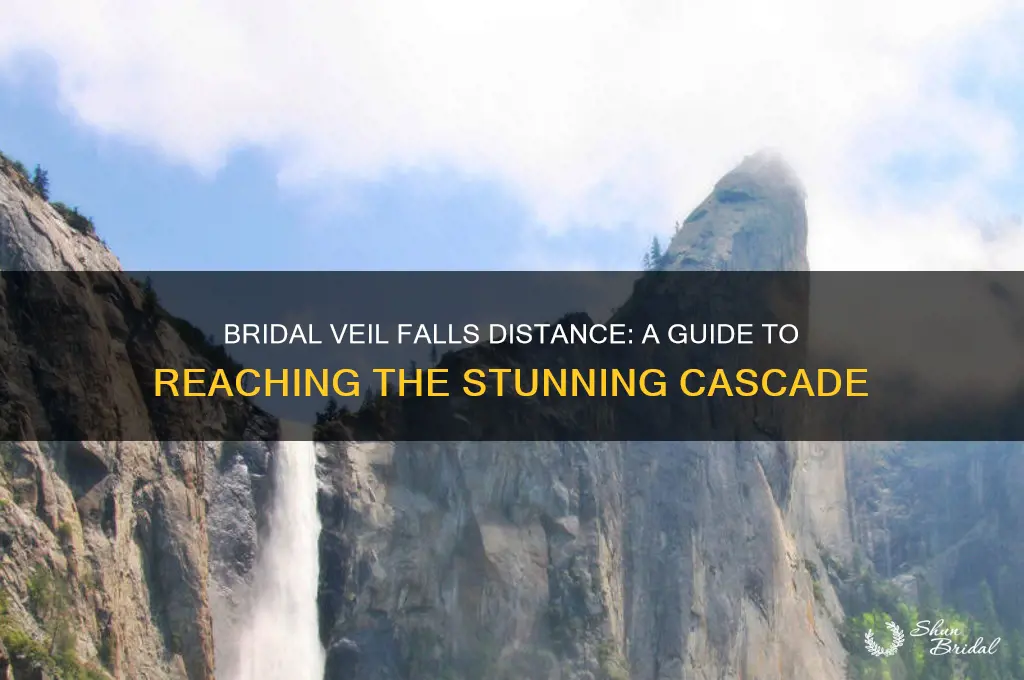 how far is bridal veil falls