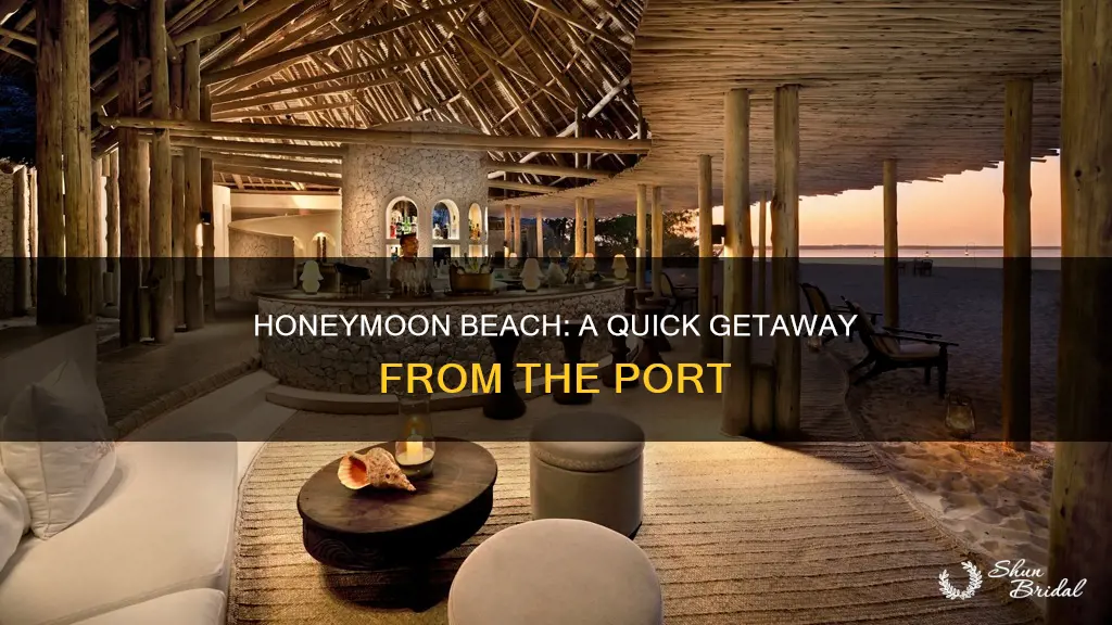 how far is honeymoon beach from the port