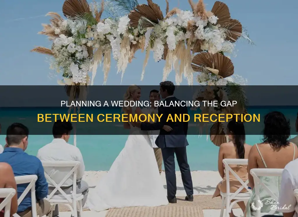 how far is too far between wedding and reception