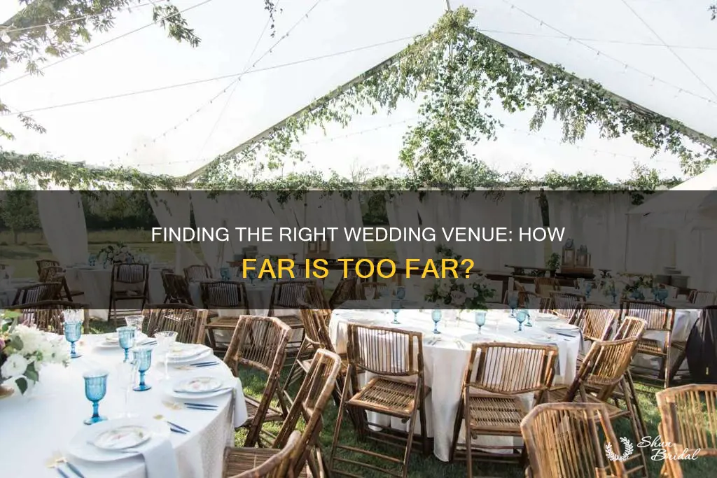 how far is too far for a wedding venue