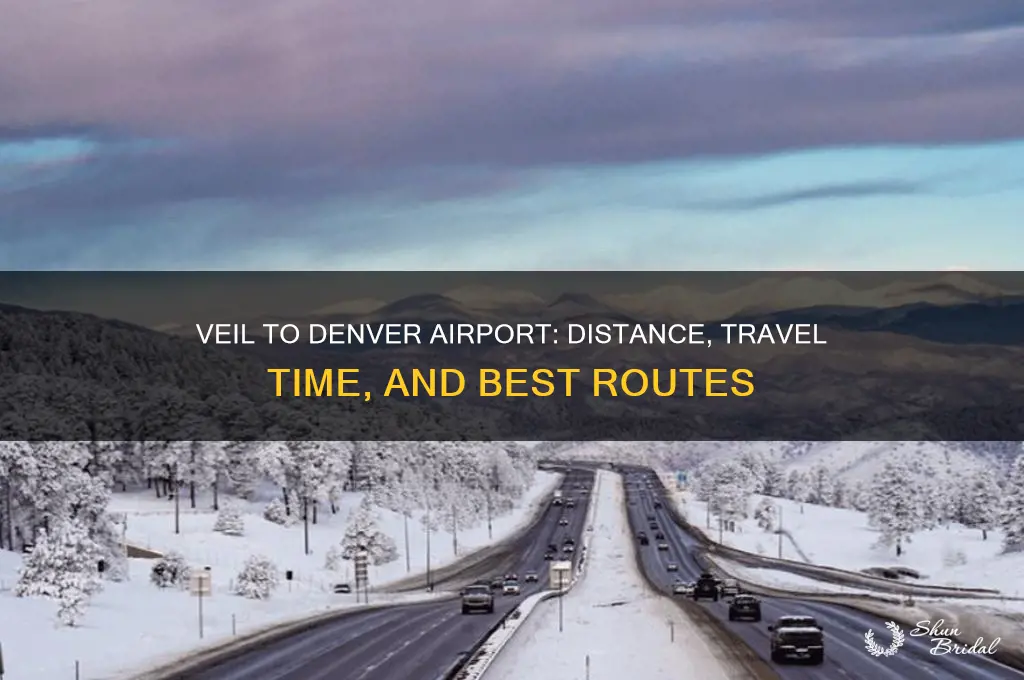 how far is veil from denver airport
