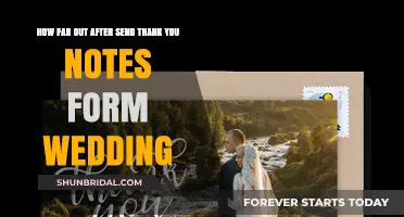 Perfect Timing: When to Send Wedding Thank You Notes Post-Celebration