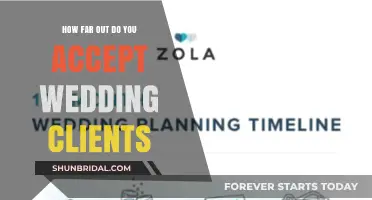 Booking Your Big Day: Ideal Timeline for Accepting Wedding Clients
