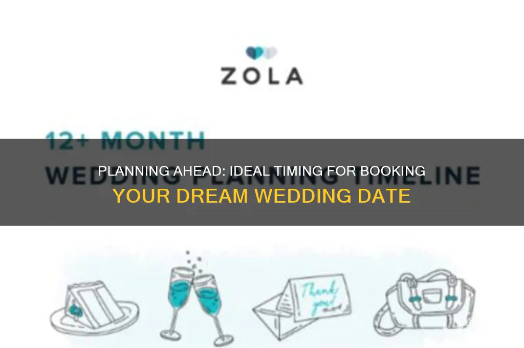 how far out do you book weddings