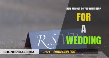 RSVP Etiquette: How Far Out for Wedding Guests?
