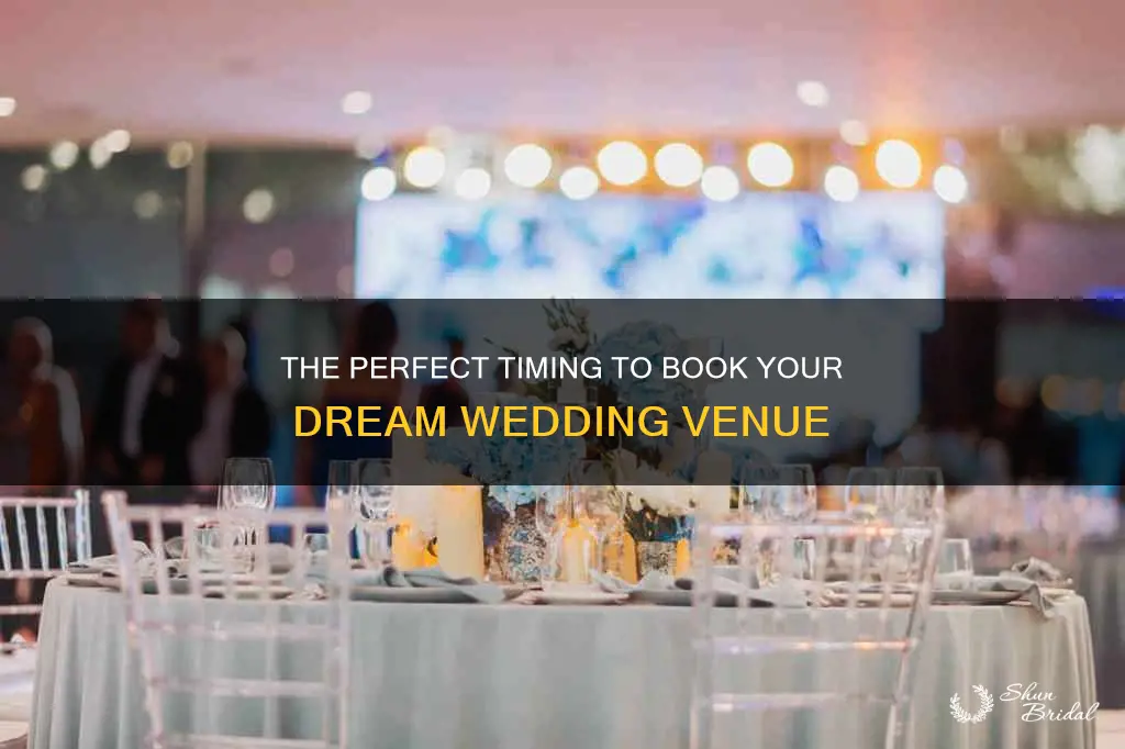how far out to book wedding venue