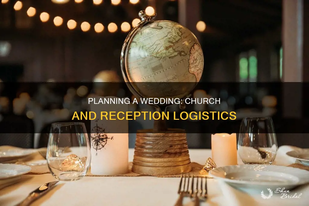 how far should a wedding reception be from the church