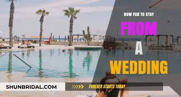 Perfect Wedding Distance: How Far Should Guests Stay?