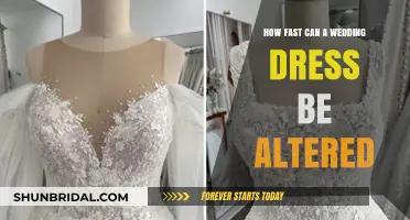 Quick Wedding Dress Alterations: How Fast Can It Be Done?