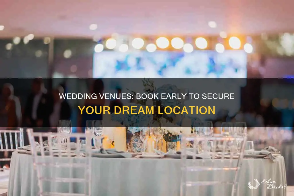 how fast do wedding venues book up