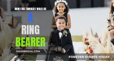 Ring Bearer's Stride: How Fast?