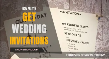 Get Your Wedding Invitations Ready in No Time