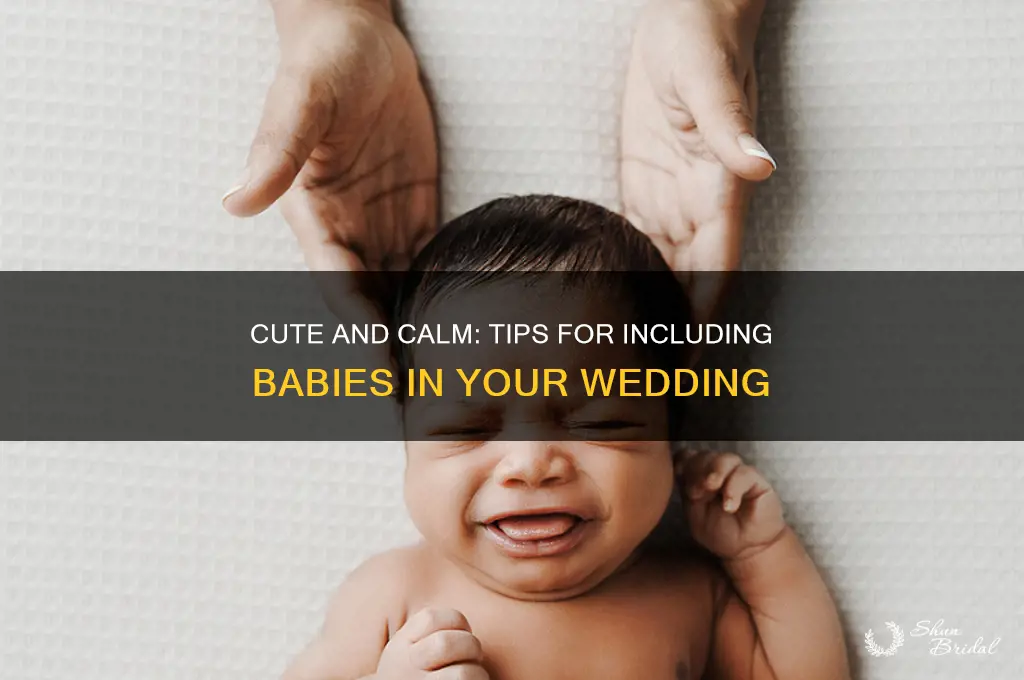 how fo uou vount babies in a wedding