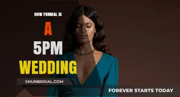 Is a 5 PM Wedding Formal? Decoding Evening Attire Etiquette